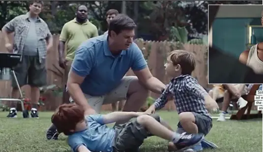  ??  ?? Stills from the Gillette ad which, in the wake of the #MeToo movement, asks “is this the best men can get?”