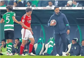  ?? ?? Rúben Amorim é o treinador com mais dérbis disputados este século no Sporting