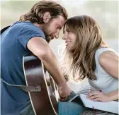  ?? WARNER BROS. ?? Bradley Cooper and Lady Gaga earned Golden Globe nomination­s for their work in “A Star Is Born.”