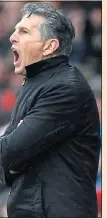  ??  ?? WARNING: Claude Puel