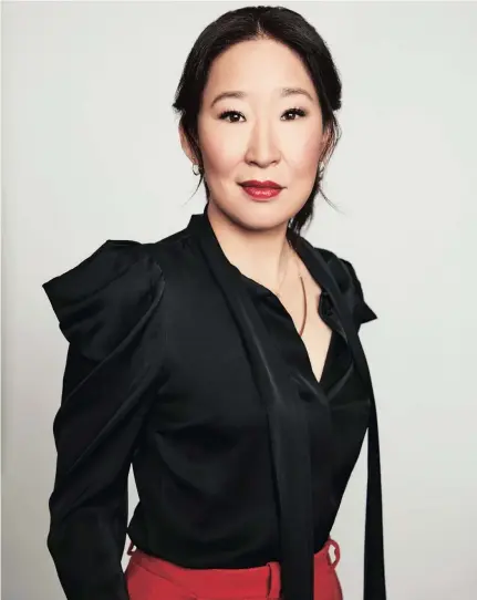  ?? PICTURE: MAARTEN DE BOER/CONTOUR RA ?? Sandra Oh from BBC America’s ‘Killing Eve’ poses for a portrait during the 2018 Winter TCA Tour at Langham Hotel on January 12, 2018 in Pasadena, California.