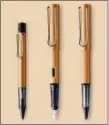  ?? LAMY VIA AP ?? AL-star pen in bronze. In our computeriz­ed age, the oldfashion­ed fountain pen — all jazzed up — is making a surprise comeback.