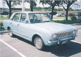  ?? BILL VANCE ?? The Cortina’s styling was clean and appealing with a full-width grille and a beltline spear-shaped crease running front to rear.