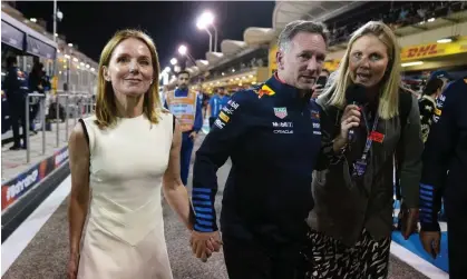  ?? Photograph: David Davies/PA ?? ‘At the season opener in Bahrain, Christian Horner’s Spice Girl wife private-jetted in to kiss him for the cameras with the 1000-newton jaw clench of a wronged Tory wife.’