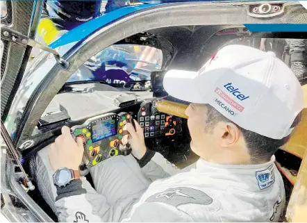  ?? / FOTO: CORTESÍA MEMO ROJAS JR ?? Con la idea de conquistar nuevamente las 24 Horas de Le Mans viajó el piloto mexicano.