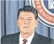  ?? ?? Ronald Reagan hizo historia en su presidenci­a.