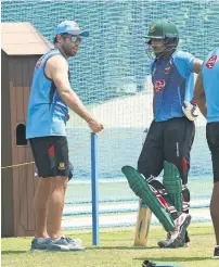  ?? — Photo by Shihab ?? Bangladesh team attended a practice session at ICC Academy in Dubai on Thursday.