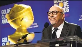  ?? Chris Pizzello Associated Press ?? BEFORE his death in August, HFPA President Lorenzo Soria said he felt pressure to tap the associatio­n’s resources to help members coping with the pandemic.