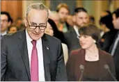  ?? MARK WILSON/GETTY ?? Senate Minority Leader Chuck Schumer said the president’s infrastruc­ture plan won’t cover the nation’s needs.