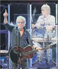  ??  ?? HAPPY RETURN: Singer Roger Daltrey and Pete Townshend have released their first collection of new material since 2006.