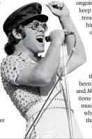  ??  ?? Elton at the height of his Seventies
stardom