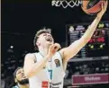  ?? FOTO: EFE ?? Luka Doncic, del Real Madrid