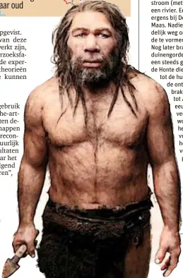  ?? FOTO RR ?? Een neandertha­ler.