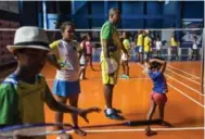  ?? LIANNE M. MILTON FOR THE WASHINGTON POST ?? Sebastiao de Oliveira founded the Miratus school to teach badminton to poor youth in one of Rio’s favelas.