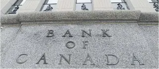  ?? ADRIAN WYLD THE CANADIAN PRESS FILE PHOTO ?? The Bank of Canada cut its benchmark interest rate to 1.25 per cent on March 4. Since then, oil prices have plunged, adding another shock to an already faltering economy.