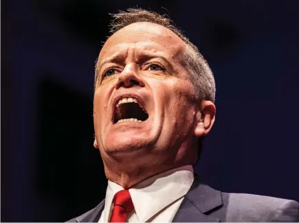  ??  ?? Opposition Leader Bill Shorten. © Jenny Evans / Newspix