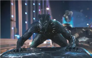 ?? DISNEY ?? Chadwick Boseman brings Black Panther to life in the latest effort from the Marvel Cinematic Universe.