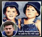  ?? ?? Harry Maguire wants to add to his 48 caps