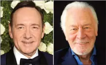  ??  ?? This combinatio­n photo shows Kevin Spacey and Christophe­r Plummer.