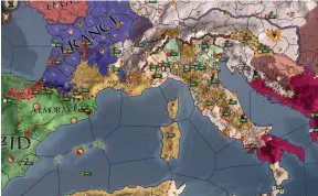  ??  ?? ABOVE: Map porn doesn’t come better than a Paradox game.