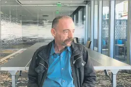  ?? MANUEL VALDES — THE ASSOCIATED PRESS ?? On March 4, 2019, Timothy Ray Brown is seen in Seattle. Brown had a transplant in Germany from a donor with natural resistance to the AIDS virus.