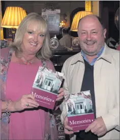  ??  ?? Suzanne Cox and Gerry Lyster at the ‘Memories’ book launch.