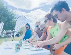  ?? ?? Bayleys Taupo Team Westerman proves that anything is possible as long as you have a can of beer.