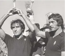  ?? ?? Ciccio Graziani e Paolo Pulici, la coppia d’attacco dello scudetto 1976
