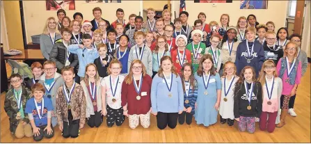  ?? / Contribute­d ?? Sixty-one students will represent Catoosa County schools at the Northwest Regional Tech competitio­n in Rome after taking first-place positions in 15 technology categories at The Catoosa County Technology Competitio­n held Dec. 4 in Ringgold.