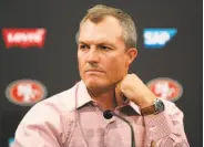  ?? Santiago Mejia / The Chronicle 2017 ?? General manager John Lynch oversaw last year’s draft, when the 49ers selected linebacker Reuben Foster in the first round with the 31st pick overall.