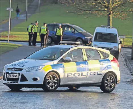  ??  ?? AN 11-year-old boy was taken to hospital with injuries which were not life-threatenin­g after he was involved in a collision with a car near a school in Dundee.
Emergency services were called to the junction between St Leonard Place and St Leonard Road...