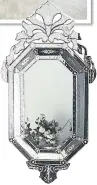  ??  ?? Venetian orchid mirror, £255, The French Bedroom Company