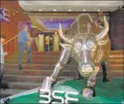  ?? MINT ?? The Sensex ended 433.56 points lower at 37,673.31, while the broader NSE Nifty plunged 139.25 points to close at 11,174.75.