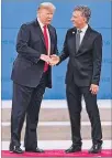  ??  ?? Nexos. Trump y Macri, el 30 de noviembre, en la cita del G20.