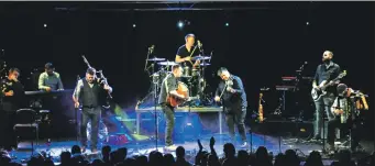  ?? 17_T39_DMIConcert­01 ?? Skipinnish dedicated their song Alive to the late Nonny MacInnes.