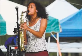  ?? Contribute­d photo ?? The Briggs Farm Blues Festival presents its next virtual concert at 8 p.m. Saturday with Vanessa Collier, a multi talented musician who feels like family to Briggs fans.