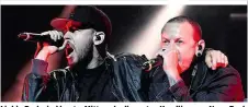  ??  ?? Linkin Park sind heute, Mittwoch, die ersten Headliner am Nova Rock