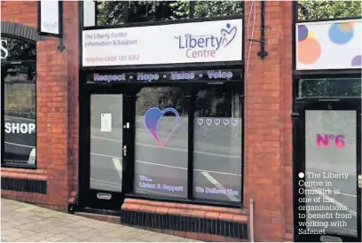  ??  ?? The Liberty Centre in Ormskirk is one of the organisati­ons to benefit from working with Safenet