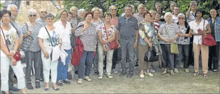  ??  ?? Nos voyageurs du quartier de St Benoit