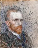  ?? Van Gogh Museum, Amsterdam ?? Vincent Van Gogh’s “Self-Portrait” was painted in 1887.