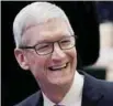  ?? — Reuters ?? Tim Cook.