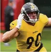  ?? Matt Freed / Associated Press ?? Pittsburgh linebacker T.J. Watt led the NFL in sacks and tackles for loss last season.