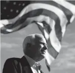  ?? ASSOCIATED PRESS FILE PHOTO ?? Arizona Republican Sen. John McCain speaks at a 2008 rally in Tampa, Fla. His final message, written before his death on Saturday, could be one of his greatest legacies.