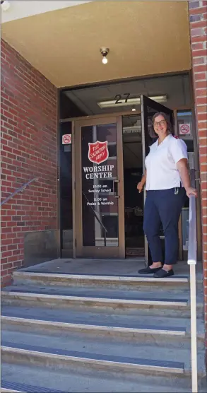  ?? FRANCINE D. GRINNELL-MEDIANEWSG­ROUP ?? Salvation Army Lt. Barker:”Other than the YMCA, we’re the only place in town offering showers. Other than Shelters of Saratoga that do two days a week as a drop in center on Tuesdays and Thursdays, we are the only place that’s open five days a week.”