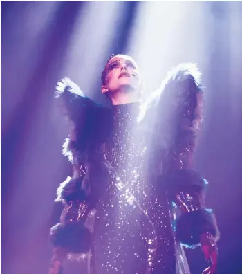  ??  ?? Natalie Portman shines in Vox Lux as a once big-time singer on a comeback tour.