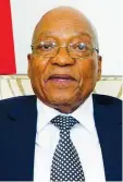  ??  ?? President Zuma