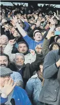  ??  ?? Sunderland fans at Selhurst Park.