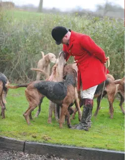  ??  ?? Peter McColgan goes to the North Shropshire as master and huntsman