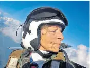  ??  ?? Mary Ellis takes a flight on board a SM520 Spitfire in October 2016 when she was aged 99