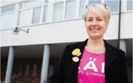  ?? FOTO: LINDA GREN ?? SKA VÄNDA SKUTAN. Pernilla Ericols blev rektor hösten 2016. Uppdrag: göra Kärrtorps gymnasium poppis igen.